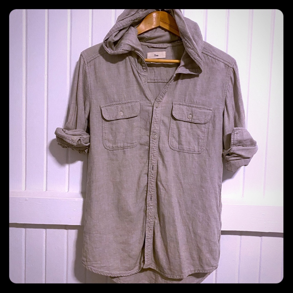 TNA button down shirt